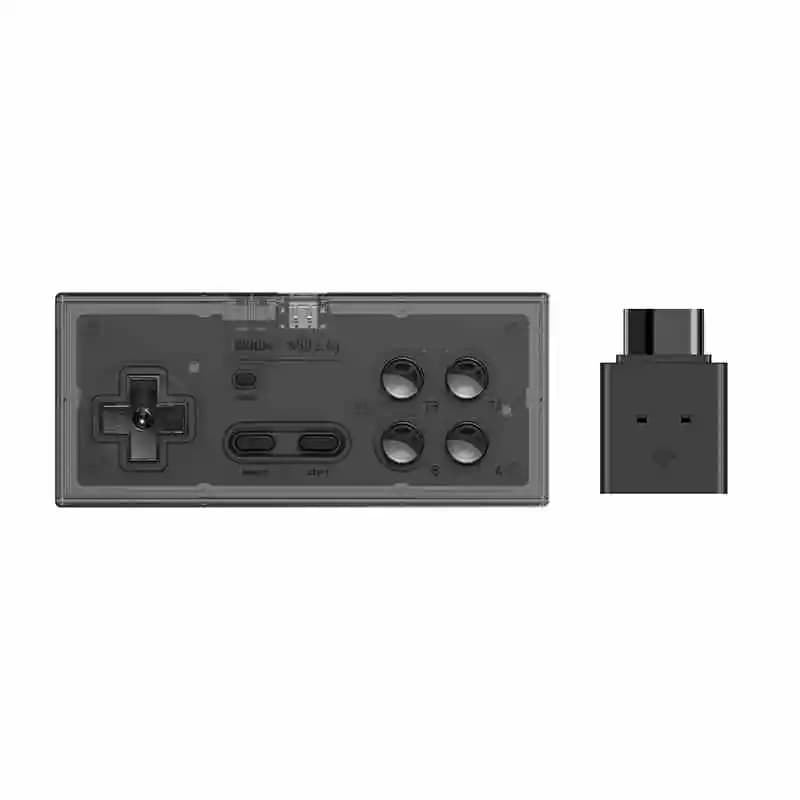 Contrôleur de commutateur de manette de jeu à huit sièges Hall SF30 SN30 N30 2.4G pour lecteur SNES/