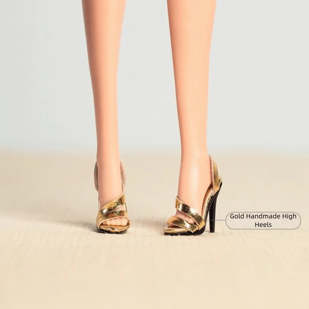 Accessoires de chaussures, chaussures faites à la main, chaussures exquises pour supermodèles 1/6, a