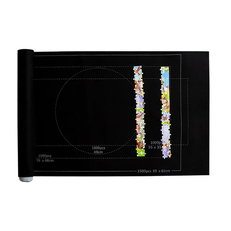 Tapis de Puzzle en feutre, rouleau de décoration Portable pour la maison, tapis de jeu et accessoire