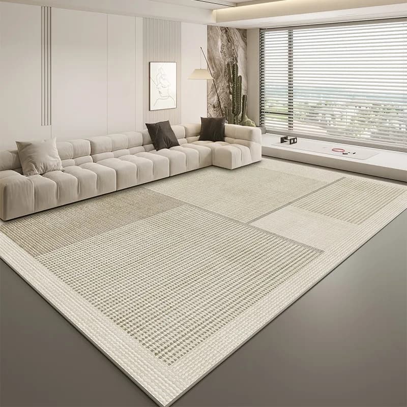 Tapis de salon, décoration intérieure, lavable en machine, pliable, antidérapant, tapis de chevet po