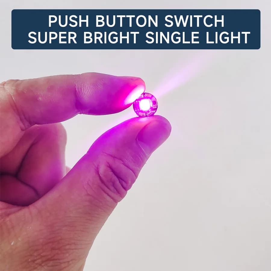 Mini lampe Led à bouton clé Super luminosité, lumières simples, bricolage, Micro aménagement de scèn