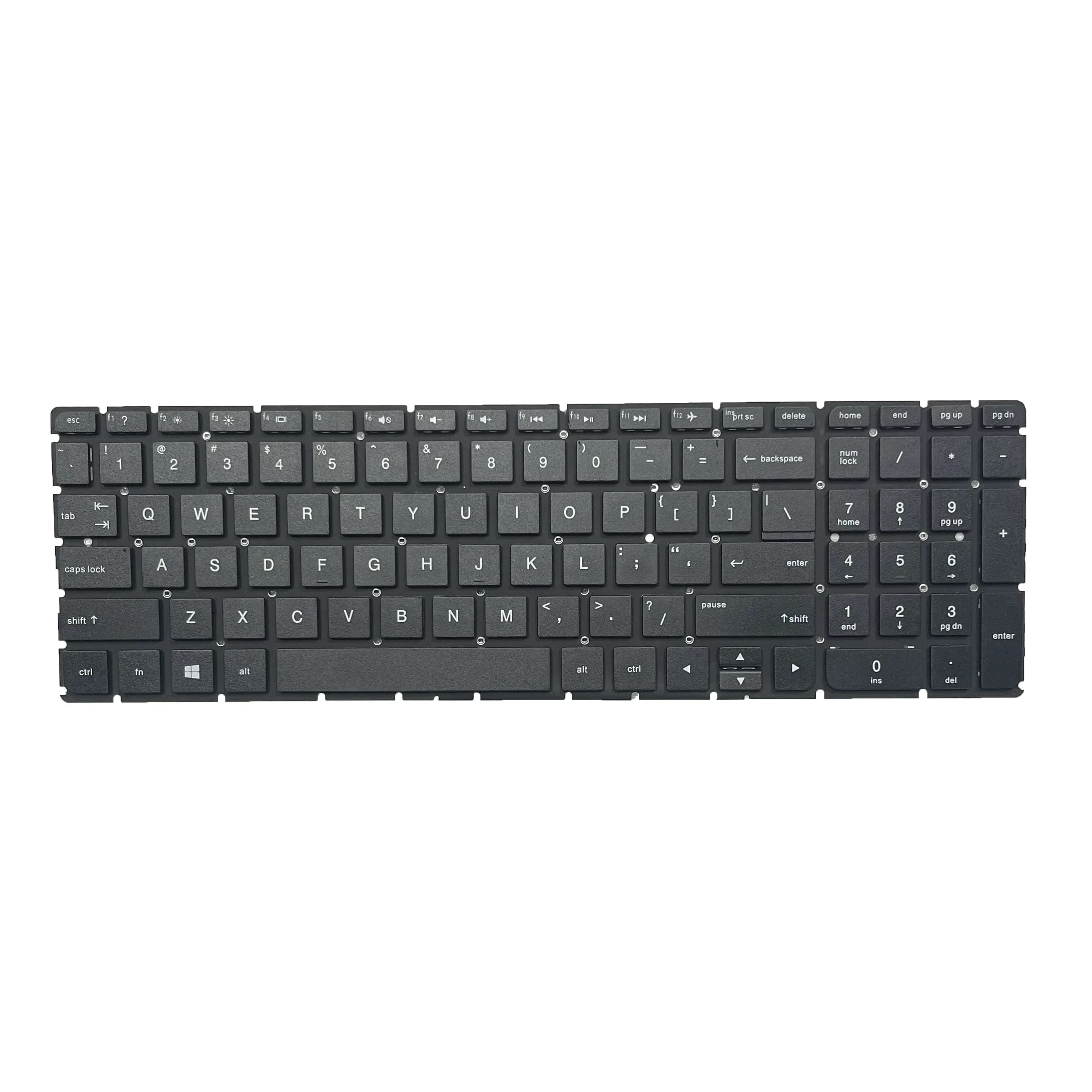 Nouveau clavier américain pour ordinateur portable HP 250 255 256 G4 G5 TPN-C125 TPN-C126 15-AC 15-A