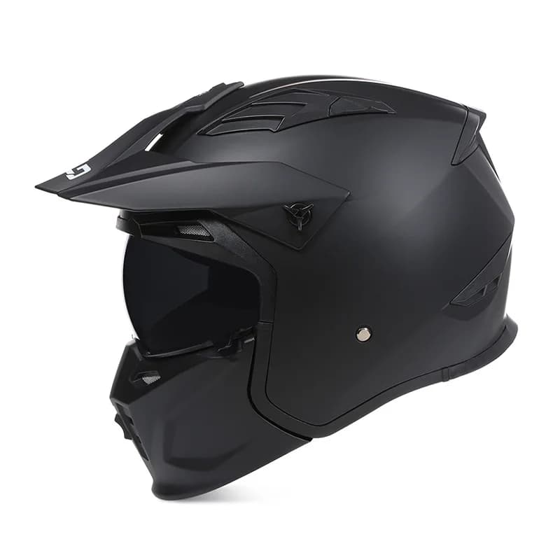 PerfecChin-Casque de moto intégral, course de sécurité, sports de descente, puzzles, visage ouvert, 