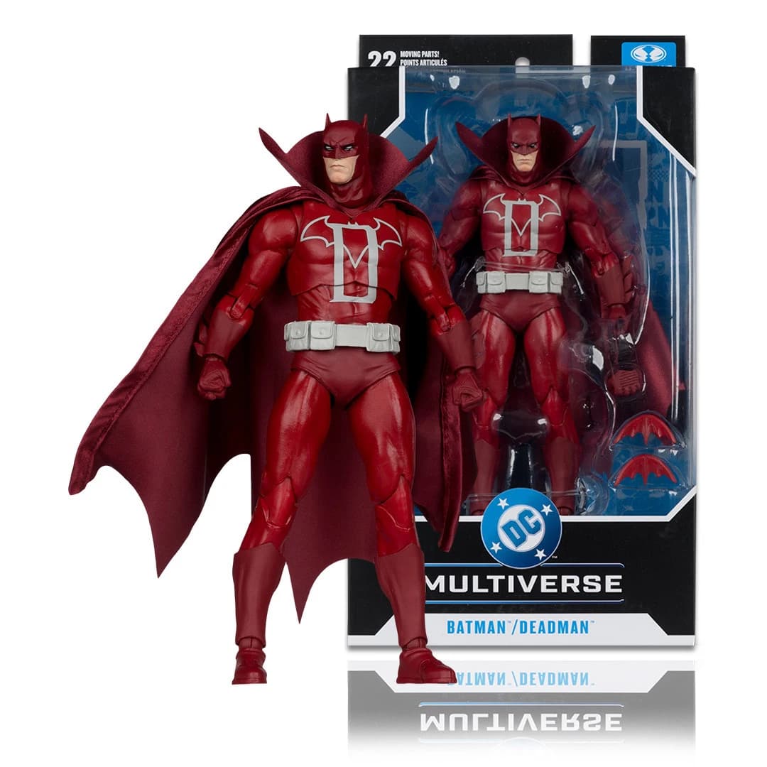 Mcfarlane Toys DC Multiverse Batman Deadman Knight Terrors 7in Action Figure Model Doll Garage Kit