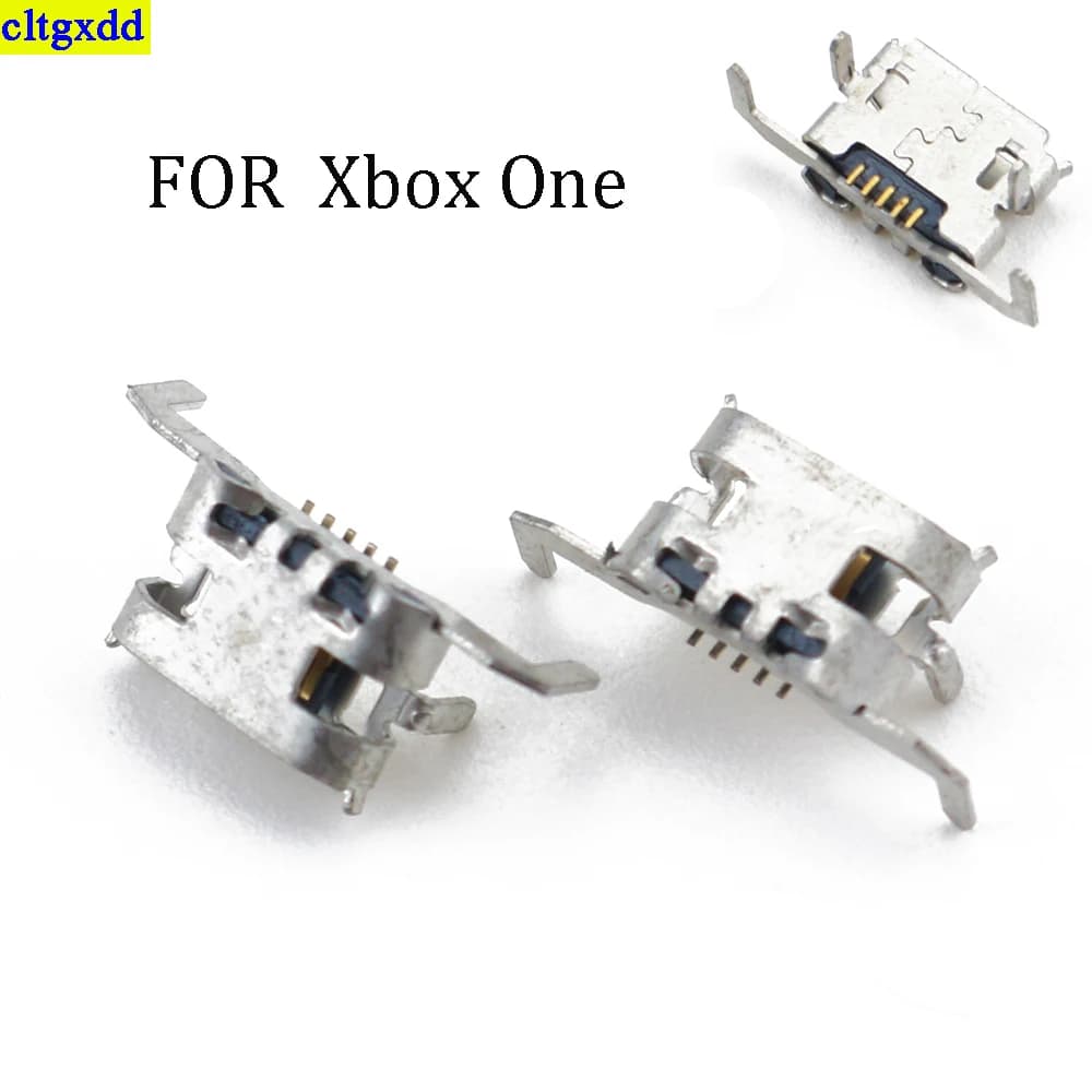 Cltgxdd 2-10 pièces pour manette Xbox One : Connecteur de charge, port d'alimentation, prise de char