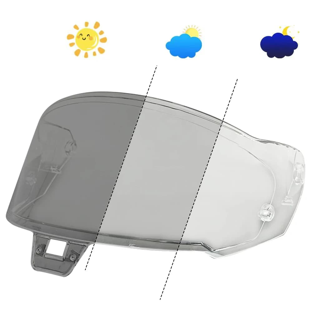 Visière photochromique pour casque, compatible avec le casque Alpinestars Supertech R10, pare-brise,