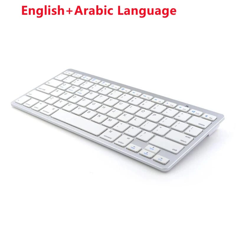 Clavier sans fil Bluetooth 78 touches, compatible russe/coréen/hébreu/espagnol/arabe, pour iPad Air 
