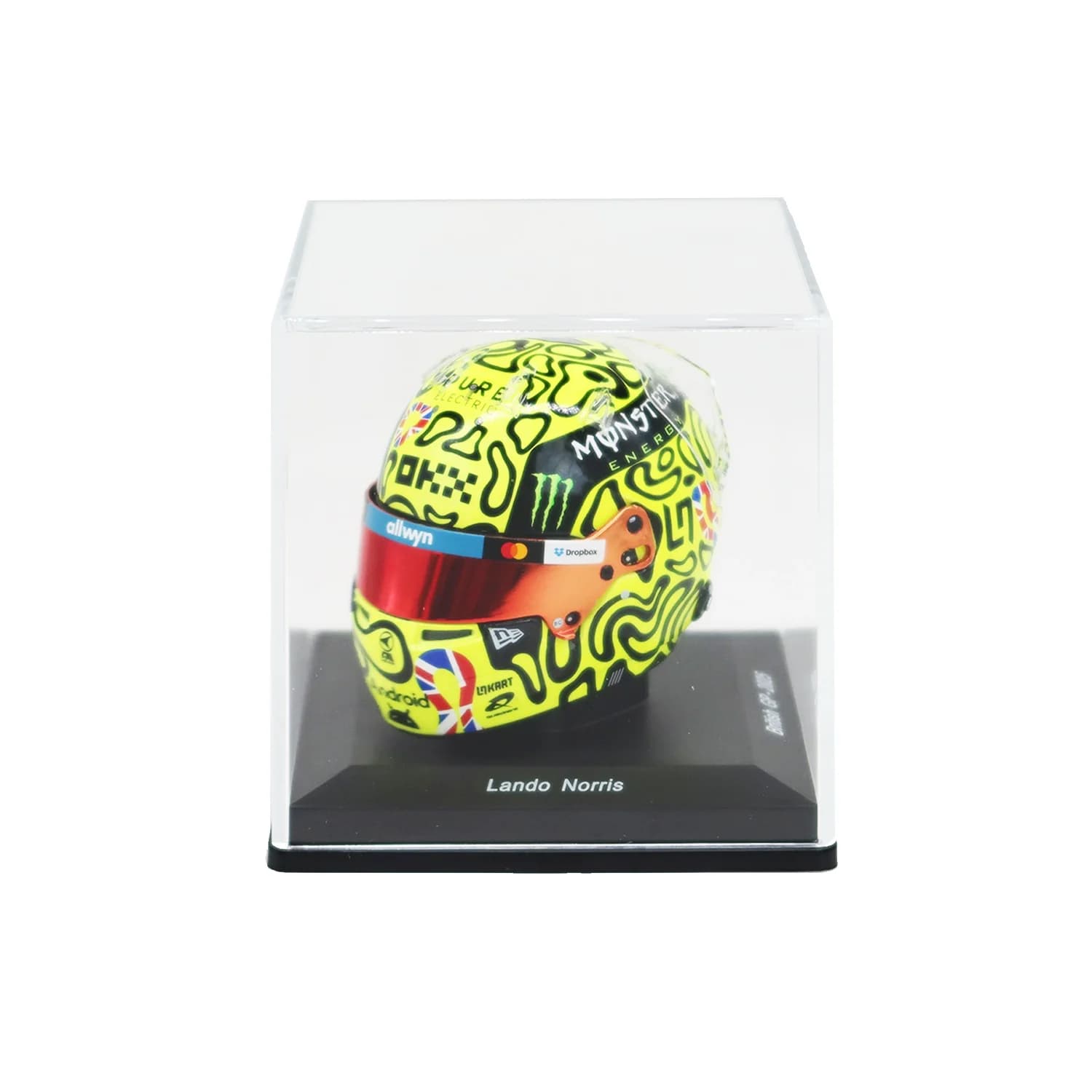 Nouveau en Stock Spark 1:5 2025 F1 série casque de course Simulation résine modèles Mclaren Norris G
