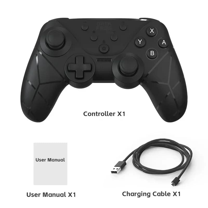 DATA FROG – manette de jeu sans fil haute sensibilité, poignée confortable, vibration automatique, p