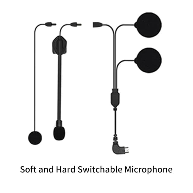 Microphone pour casque 2 en 1, accessoires pour casque Maxto M2 M3 M3S pour moto, casque intégral ou