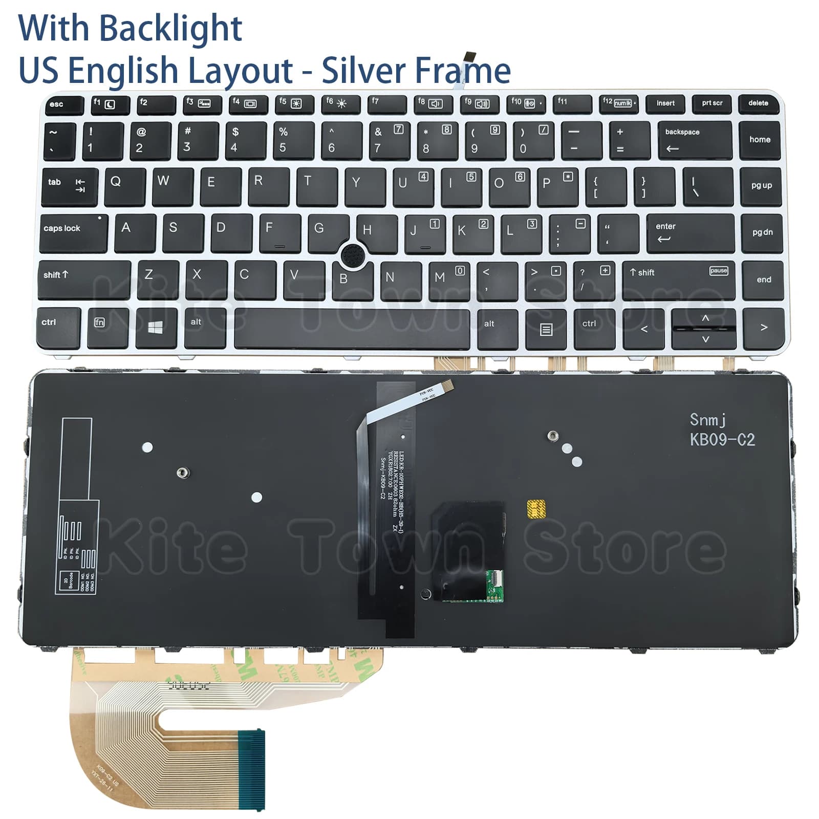 Nouveau clavier américain rétro-éclairé pour HP EliteBook 740 G3 G4 745 G3 G4 840 G3 G4 848 G3 G4 ZB