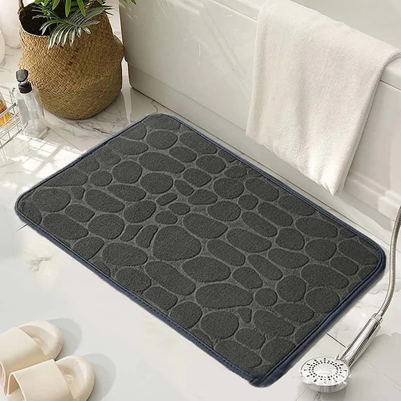 Polymères de bain super absorbants, tapis coordonnants, tapis de sol doux, chambre à coucher, toilet