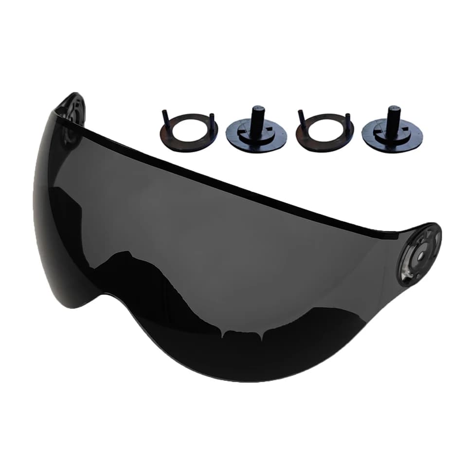 LOCLE Ski Snowboard casque visière lentille détachable masque de neige Anti-buée Anti-UV intégré lun