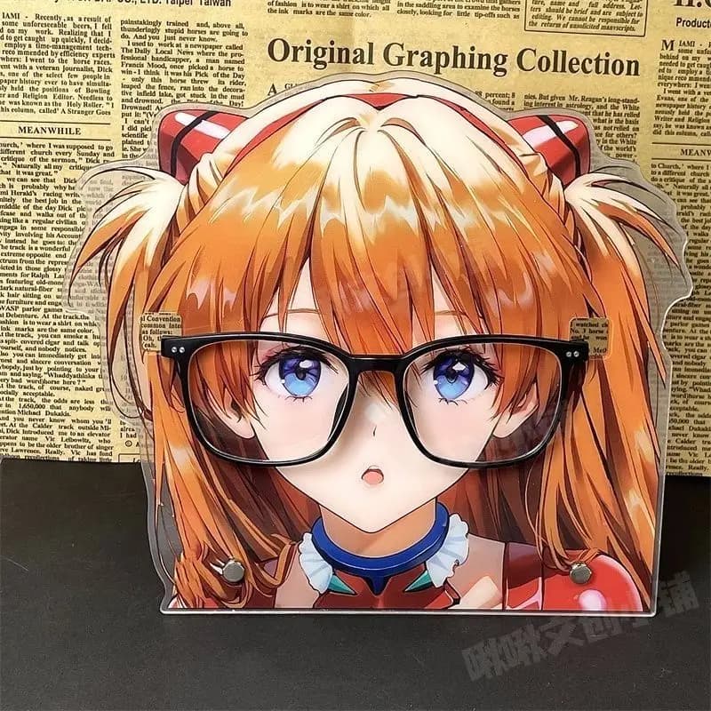 Support de lunettes en acrylique Neon Cute Genesis Classic Evangelion Anime, présentoir de bureau, r