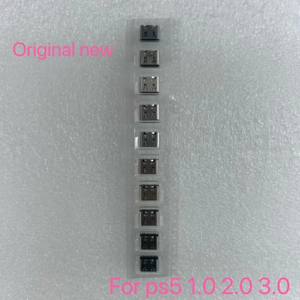 10pcs Original Nouveau pour Ps5 Dualsense 5 Joystick BDM-010 020 030 Type-c USB Prise De Charge Conn