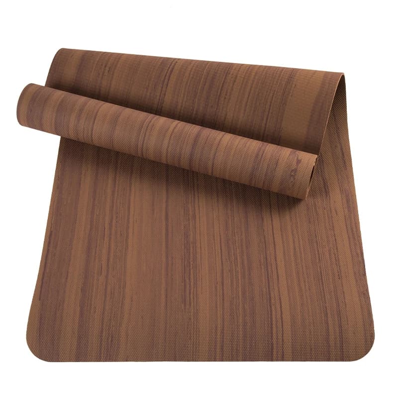 Tapis de Yoga rond en liège, pliable, Anti-déchirure, écologique, absorbant, en caoutchouc naturel