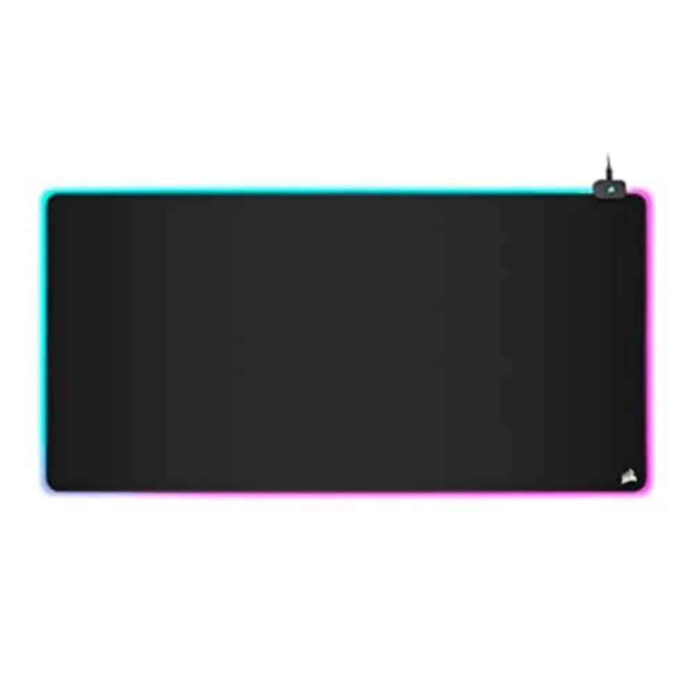 Tapis de souris de jeu RGB Corsair, grand format, avec LED, tapis de bureau souple avec base antidér