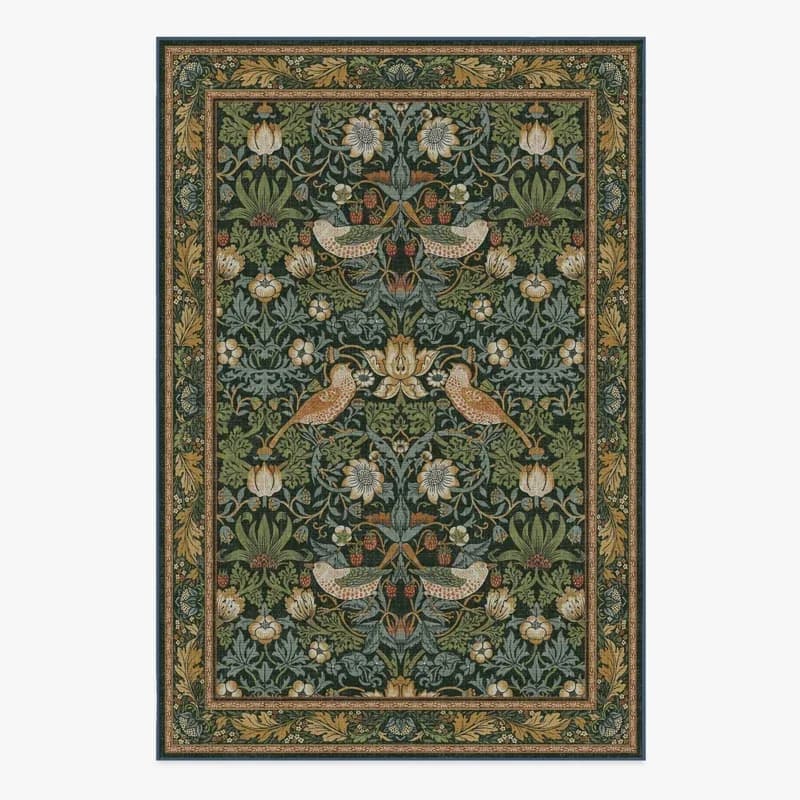 Tapis de salon grande taille, tapis de sol de chevet de chambre à coucher, lavable en Machine, Anima