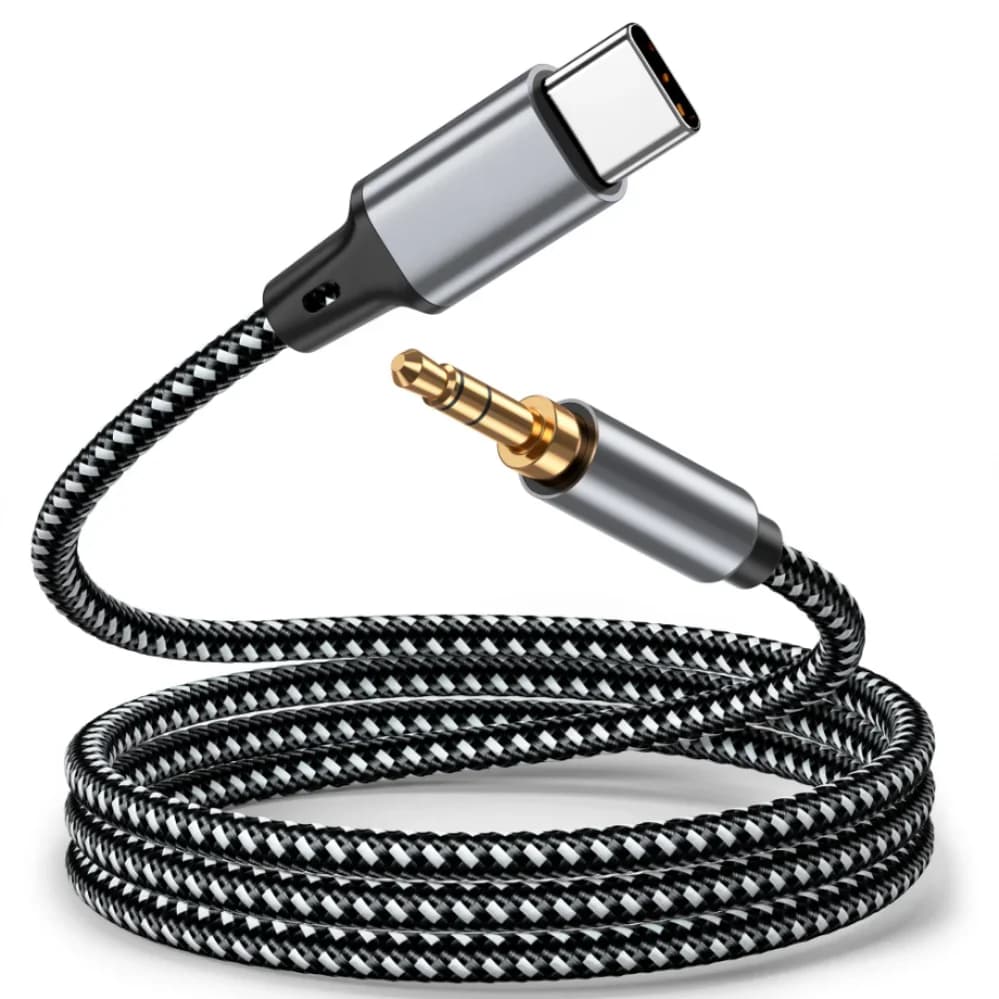 Câble USB Type C à Jack AUX 3.5Mm, adaptateur Audio DAC USB-C 1m 1.5m 2m pour téléphone, écouteurs, 