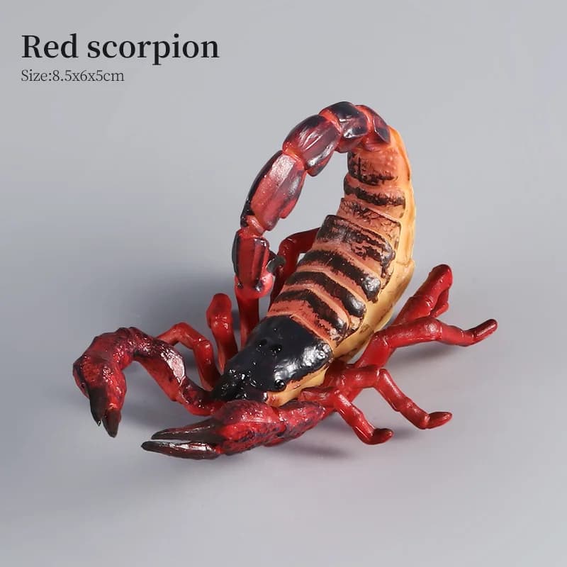 Figurines d'action Scorpion, Simulation solide, arthropode, insecte, modèle Animal, jouet éducatif c