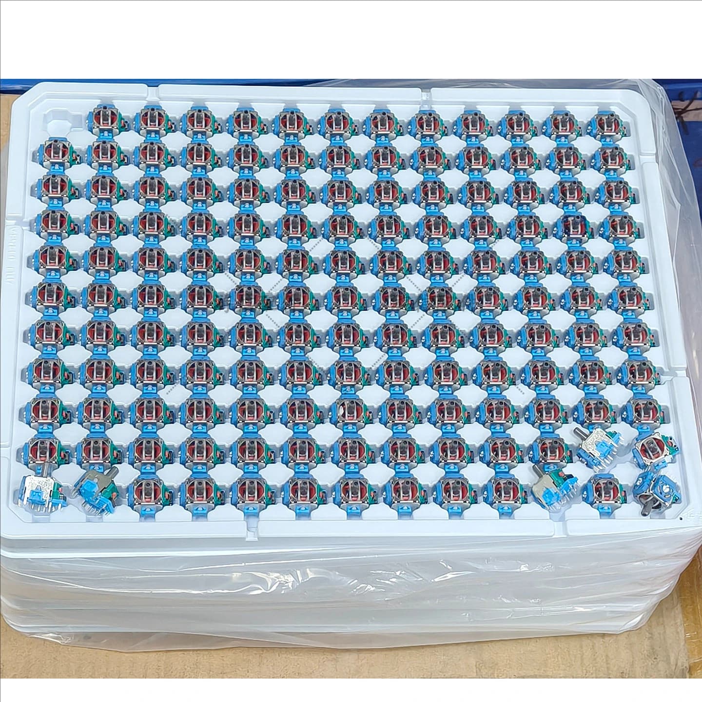 100 pièces d'origine, stick analogique bleu 2.3K pour manette Playstation 5 PS5, joystick analogique