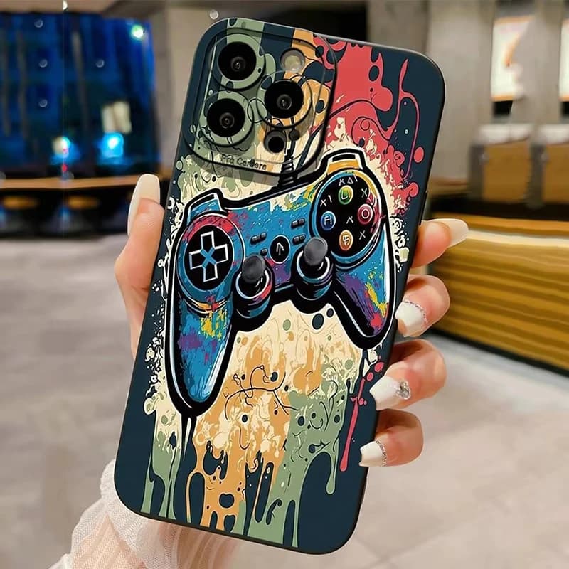Coque de téléphone avec contrôleur de jeu, étui antichoc pour Samsung Galaxy A55 5G, A15 A35 A54 S25