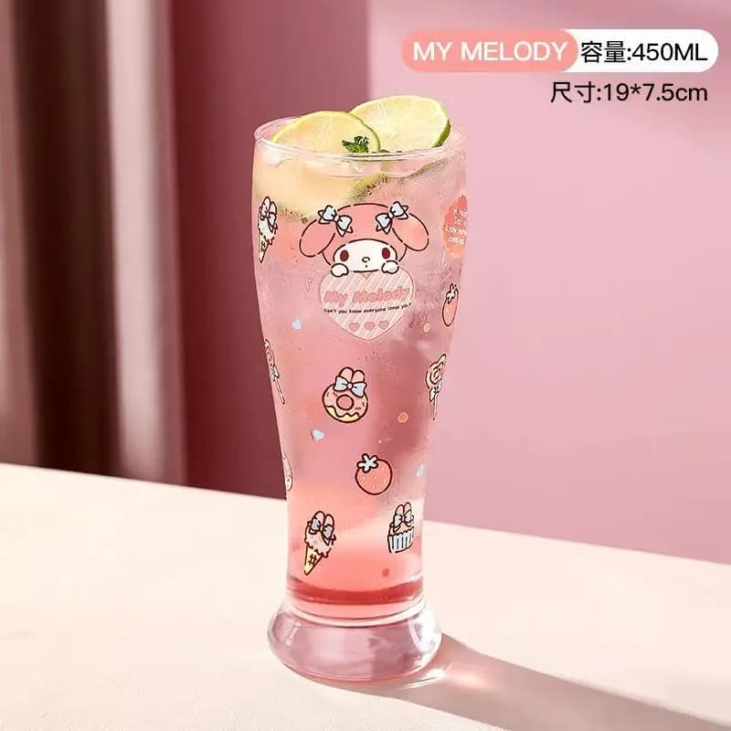 Tasses à boisson de grande capacité pour filles, mignonnes, Sanrio Kuromi My Melody Hellokitty Cinna