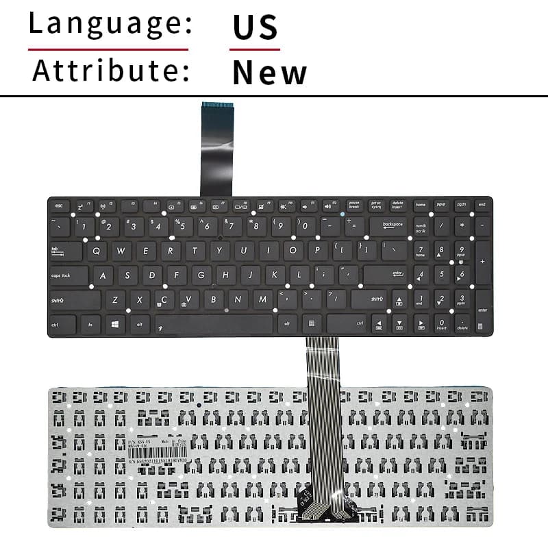 Nouveau clavier espagnol pour ordinateur portable ASUS K55A K55V K55VJ K55VD K55VM K55VS K55XI