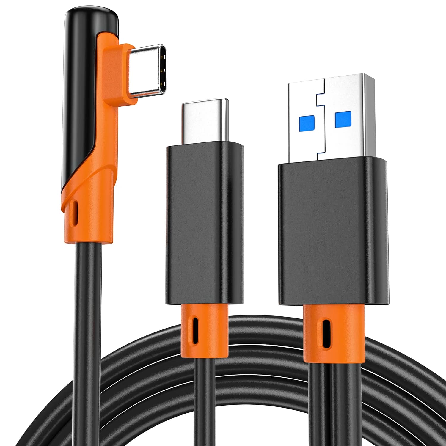 Câble de chargement de transfert de données 5Gbps USB3.0 vers type-c pour PSVR2 Oculus Quest 3 /2 câ