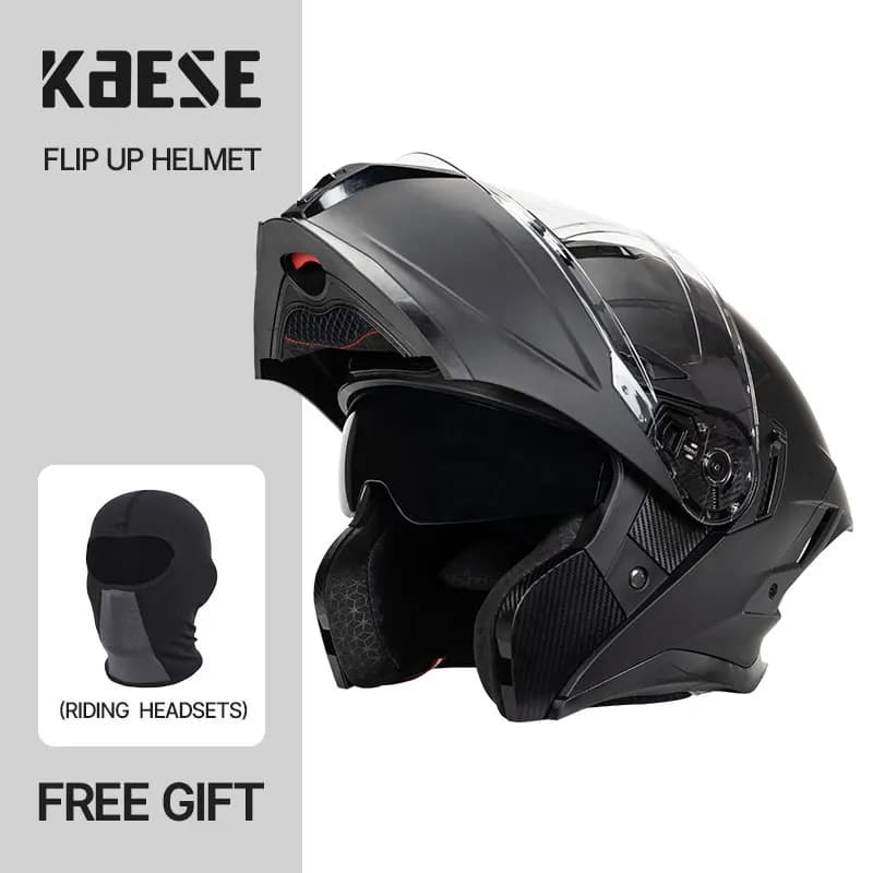Casque de Moto intégral de conception personnalisée casques rabattables à double lentille casques mo