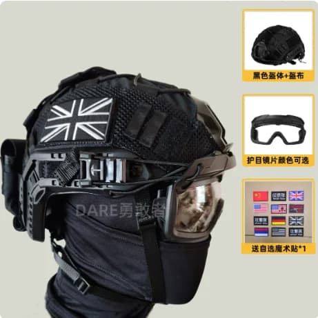 Ensemble complet d'extérieur de conception de casque d'équipement tactique rapide, Suspension de san