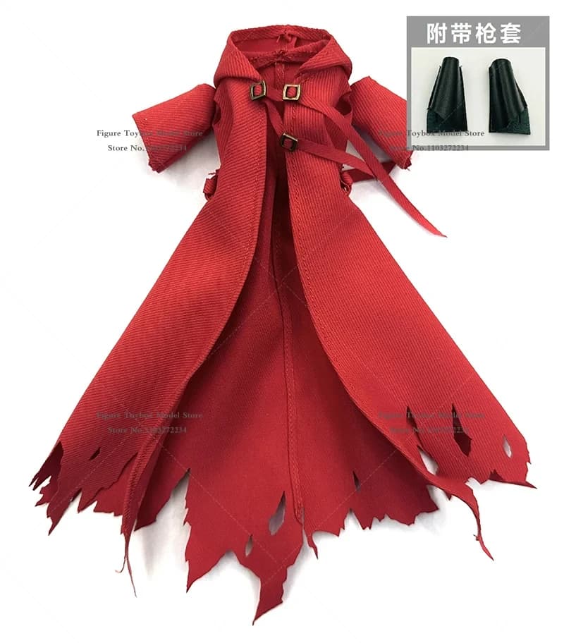 Figurine de modèle de robot Ninja Mini Tastier Rouge Gris Noir, décorative, avec accessoires de cape