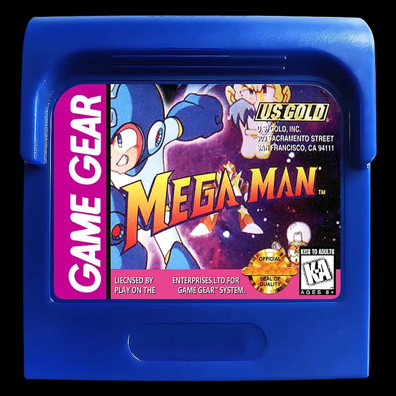 Cartouche GAME GEAR GG MEGA MAN (version anglaise américaine!!) ）