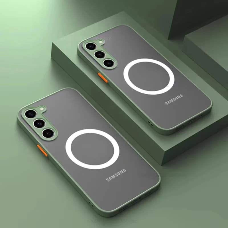 Coque de protection magnétique mate S26 S25 Ultra Plus pour Samsung Galaxy S26 S25 S24 S23 Ultra Plu
