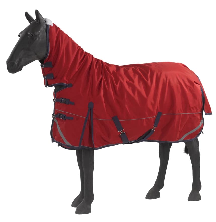 Couverture de cheval classique deux en un en Polyester, tapis d'hiver imperméable, équipement d'équi