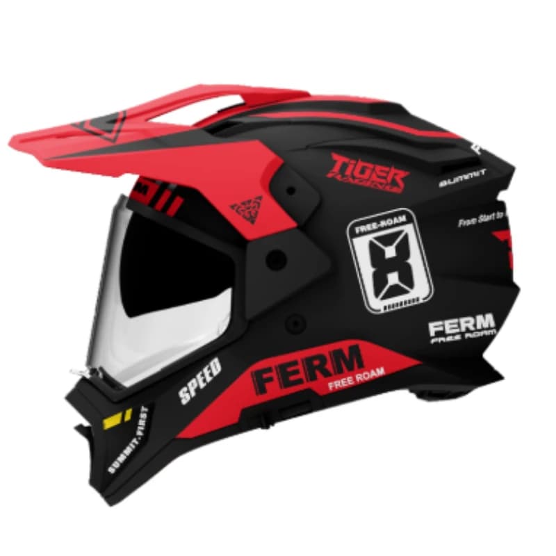 Nouveau Casque Moto ADV TRTIGER 2026 Double Visière Tout-Terrain pour Moto et Motocross