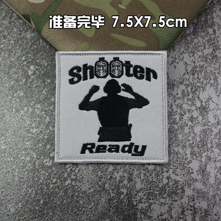 IPSC sac brodé accessoire Badge passionné militaire moral sac à dos, vêtements, brassard, casque de 