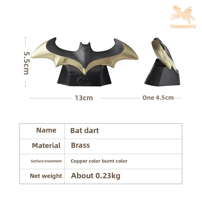 Original, authentique, édition limitée, Bronze Master DC, modèle "Bat Dart" de la série Batman, coll