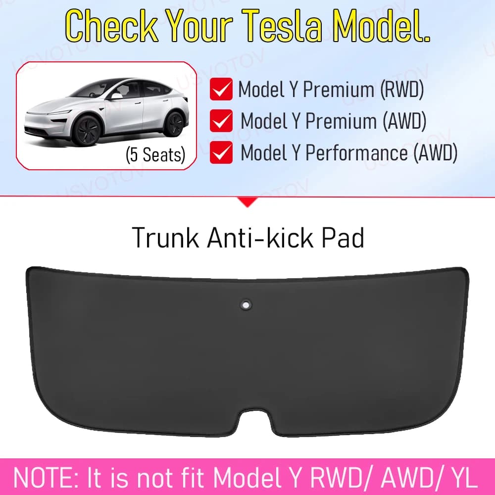 Tapis de coffre pour Tesla Model Y 2025 2026 Premium Juniper, tapis de protection en cuir pour hayon