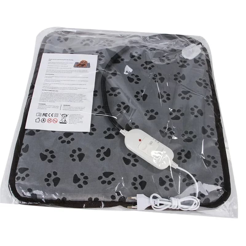 Tapis chauffant pour animaux de compagnie, coussin chauffant à température réglable pour chien, cous