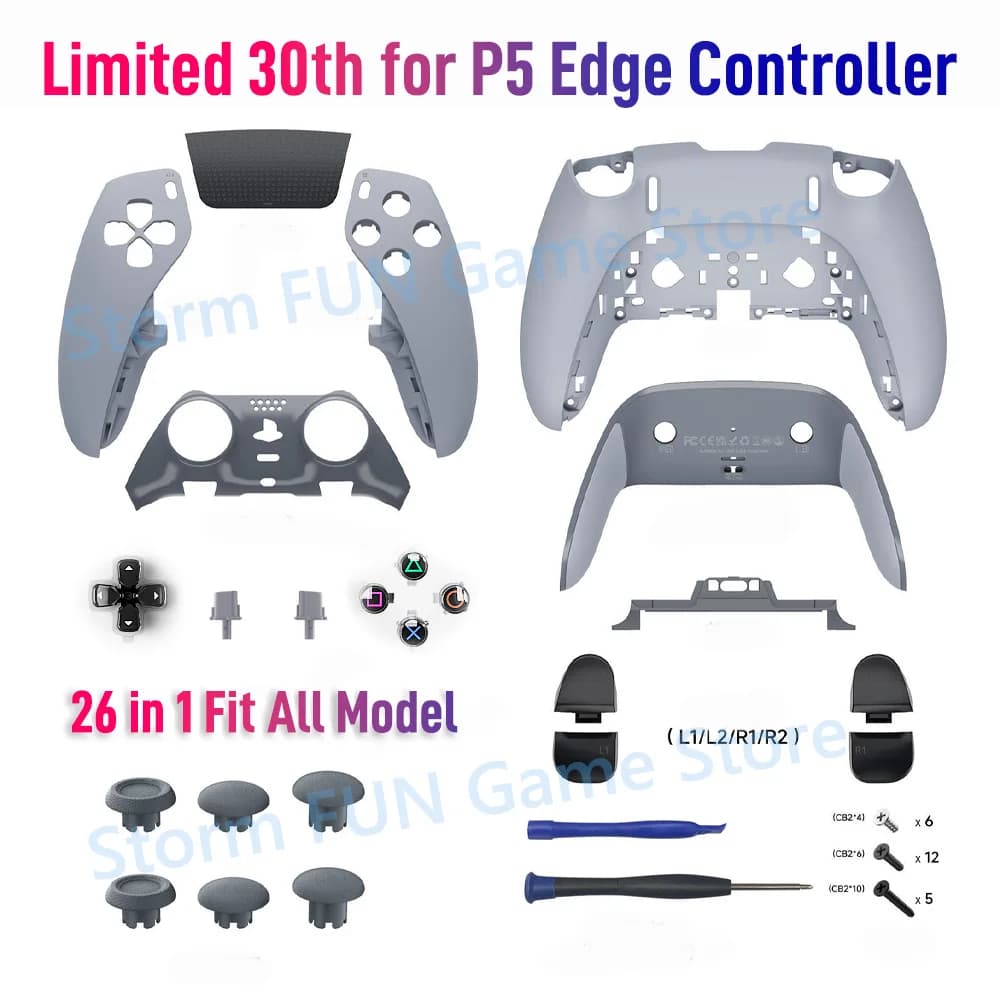 Coque de protection pour manette DualSense Edge PS5, édition limitée 30e anniversaire, coque de remp