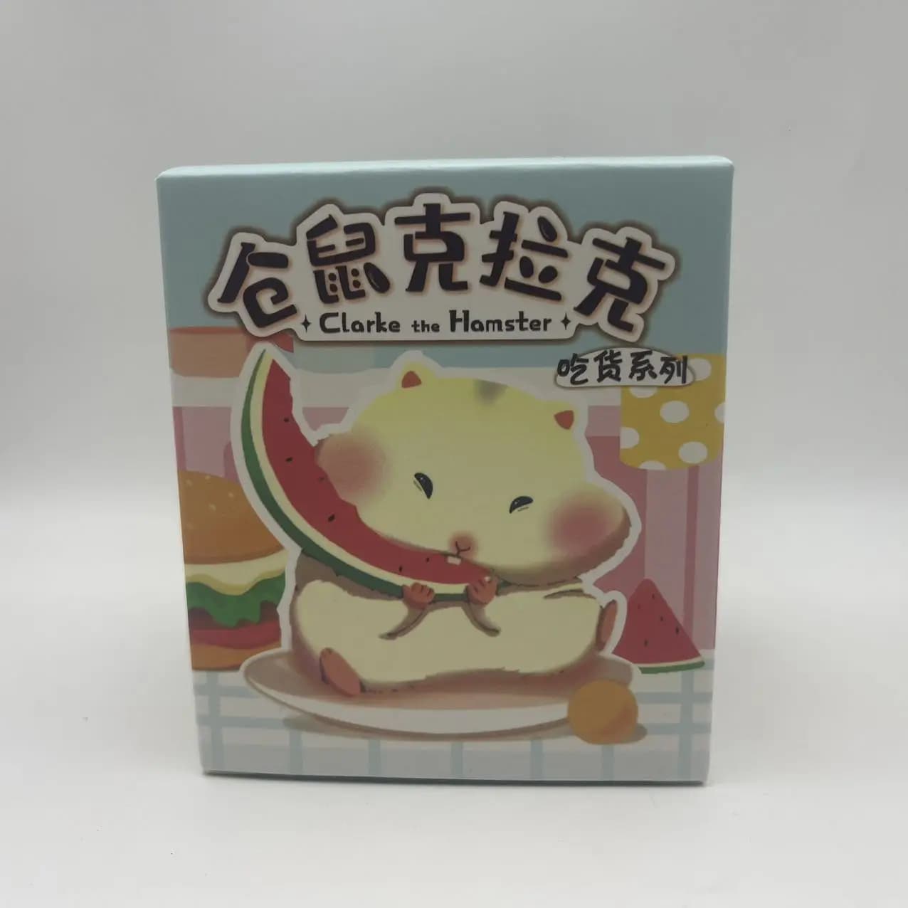 En stock, Clark le hamster, une souris gourmande mignonne, boîte à surprises, figurine miniature kaw