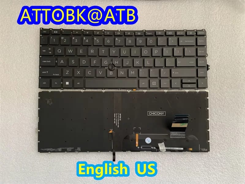 Clavier d'ordinateur portable SP/US/UA/FR/AR/CZ/JP/JA, pour HP ELITEBOOK 840 G7 840 G8 845 G7 845 G8