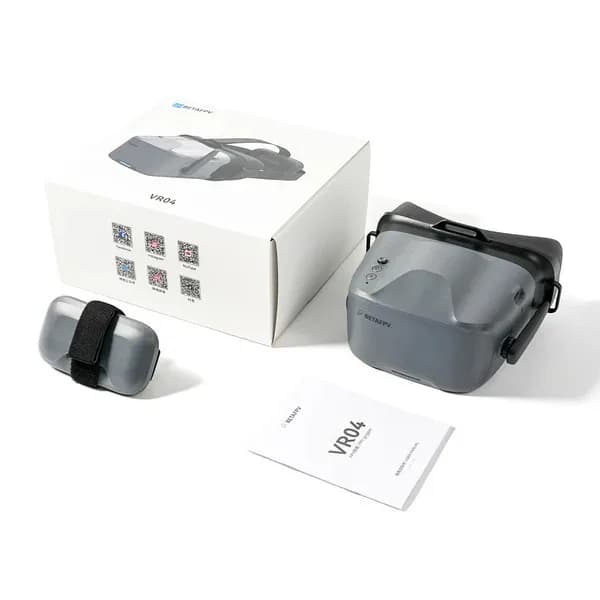 Lunettes FPV B E T A FPV VR04, version analogique/HD, 4,3 pouces, 48 canaux, résolution 800*480, ave