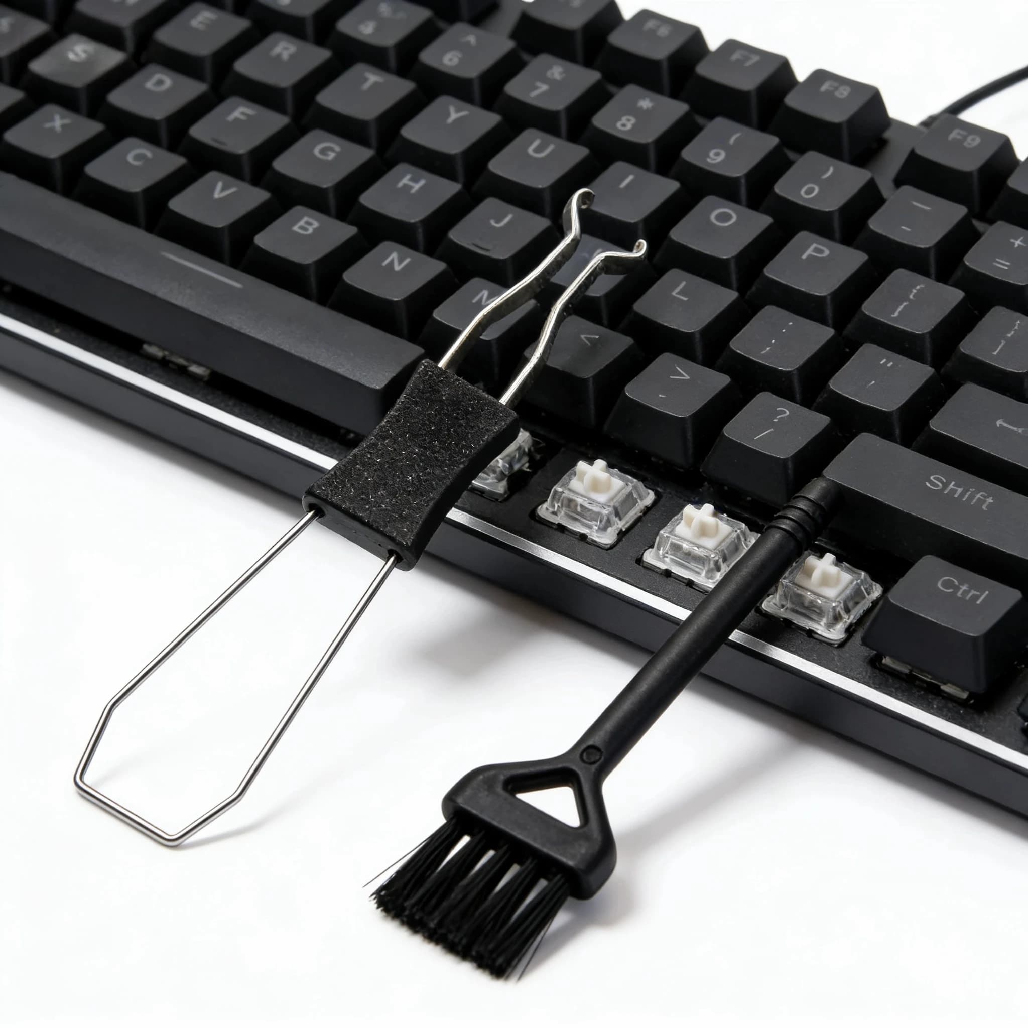 Kit d'outils de démontage de touches et de commutateurs de clavier + outil d'entretien de clavier mé