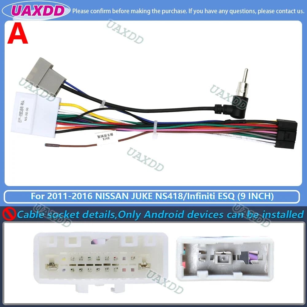 Kit de montage de tableau de bord pour autoradio Android GPS, cadre de façade pour harnais de voitur