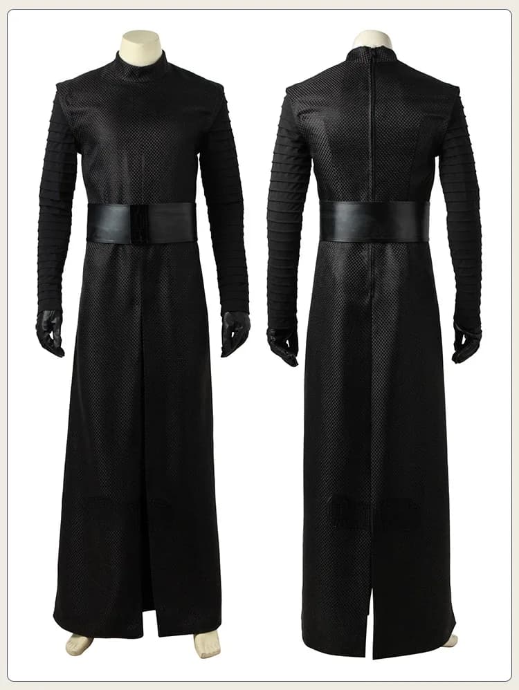 Costume de Cosplay Kylo Ren pour Homme, Tenue de Combat de Guerre, Barrage Noir, Ben Solo, Imbibé, H
