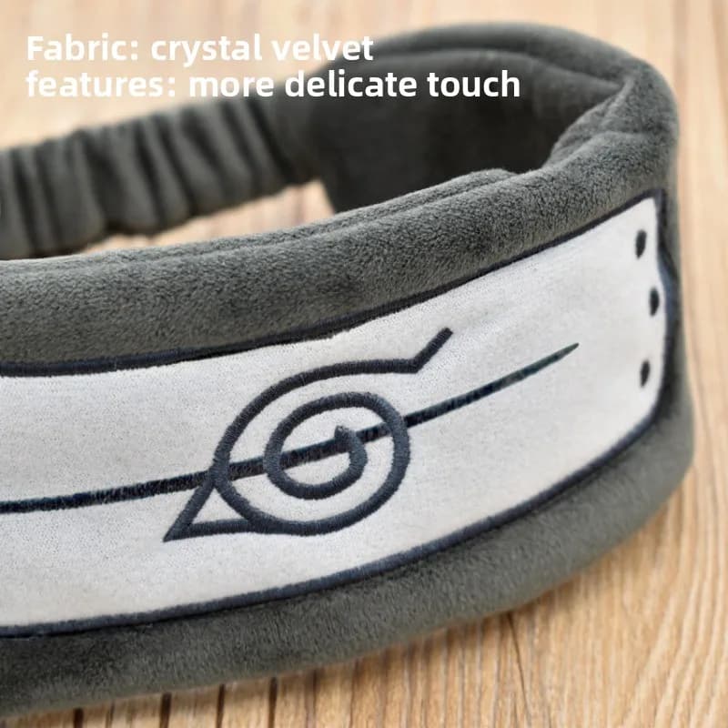 Bandeau de protection pour le front Naruto, populaire dans les animes, pour garçons et filles, acces