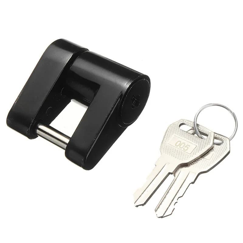 Accessoires de remorque transfrontaliers, petit verrou de remorque de 1/4 pouces, connecteur de croc