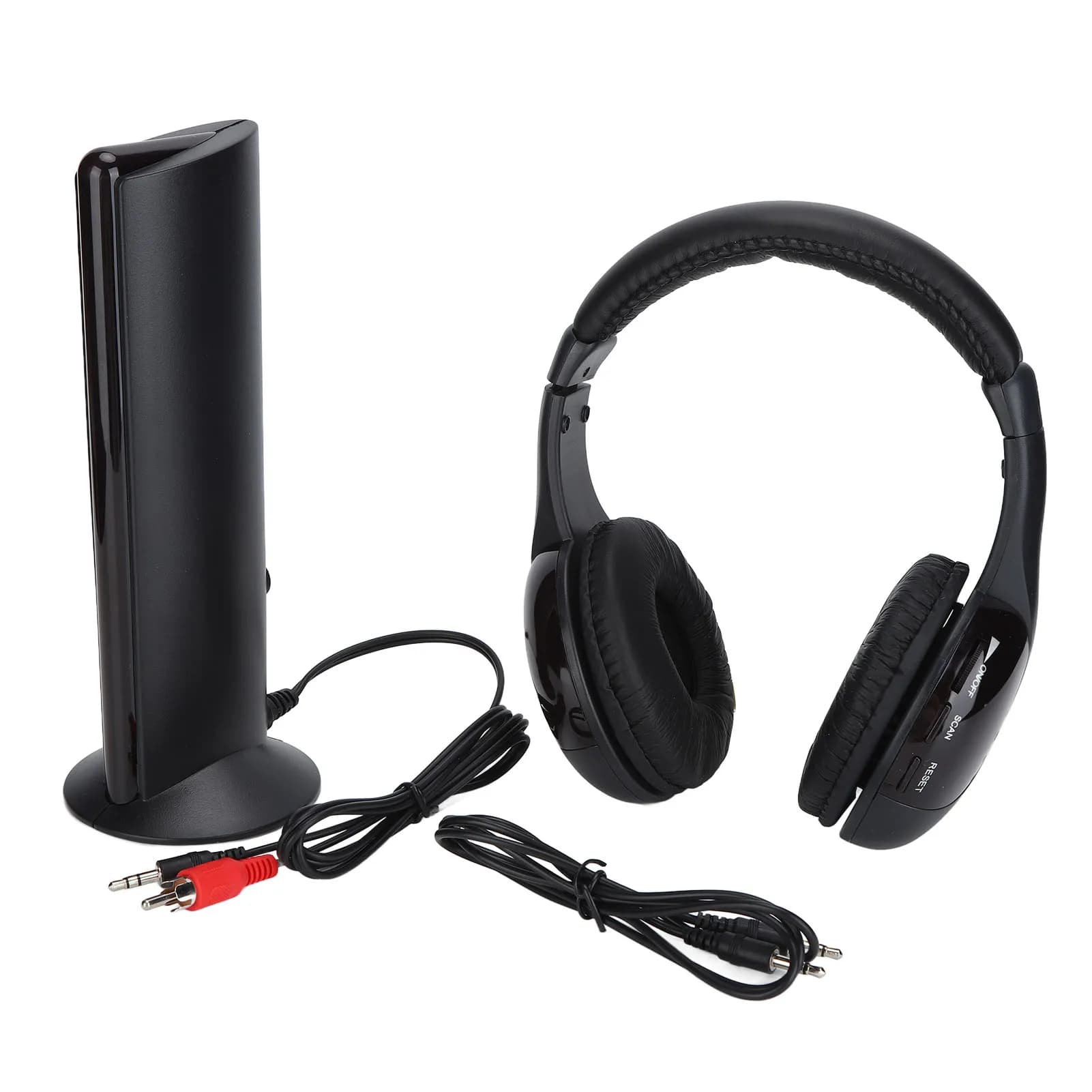 Casque audio supra-auriculaire, design professionnel, casque sans fil, son stéréo clair avec câble a